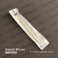 Examen dentaire miroir à bouche jetable